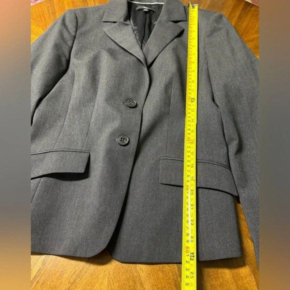 Hugo Boss Wool Blend Blazer Suit Jacket 2 Button Office Career Luxe Size 8 - Picture 5 of 11